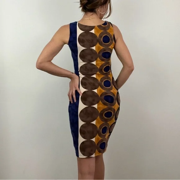 Joseph Ribkoff Multicolor Geometric Mini Dress - Picture 3 of 9